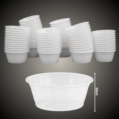 Vasos Desechables 50ml 50 Unidades