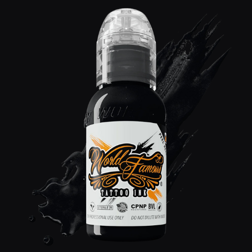 World Famous Ink Pitch Black 1oz
